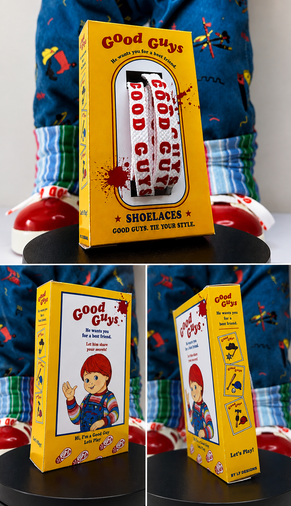 🩸🔪 COFFRET COLLECTOR GOOD GUYS DELUXE – ÉDITION LIMITÉE 🔪🩸 LF DESIGNS
